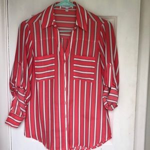Express button up blouse